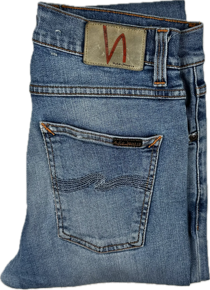 Nudie 'Lean Dean' Indigo Spirit Organic Cotton Jeans- Size 29/30