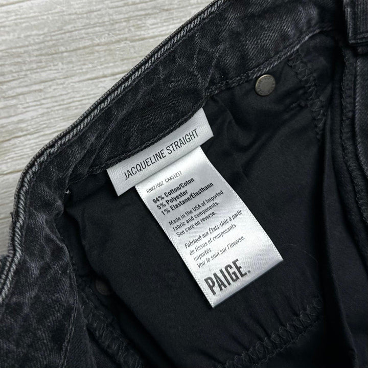 Paige Denim 'Jacqueline Straight' Lacey Nior Jeans- Size 27