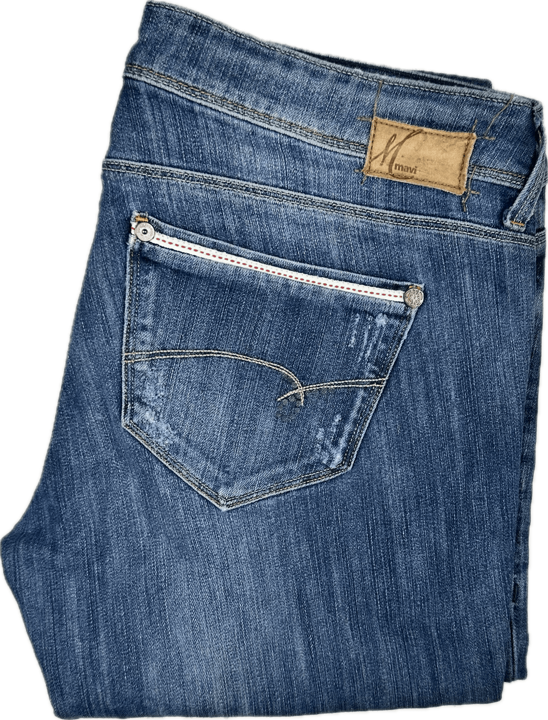 Mavi 'Lindy' Stretch Straight Leg Low Rise Jeans - Size 30 - Jean Pool