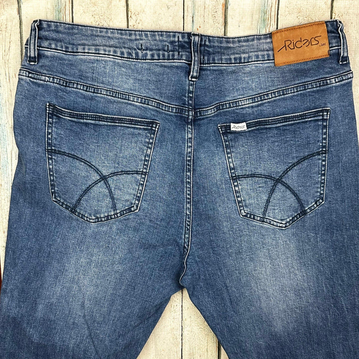Lee Riders Mens 'R2 Slim & Narrow' Stretch Jeans - Size 36 - Jean Pool