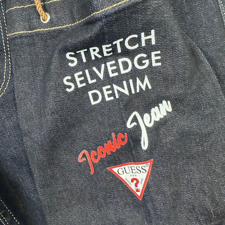 NWT- Guess Mens Slim Tapered Stretch Selvedge Jeans - Size 32R