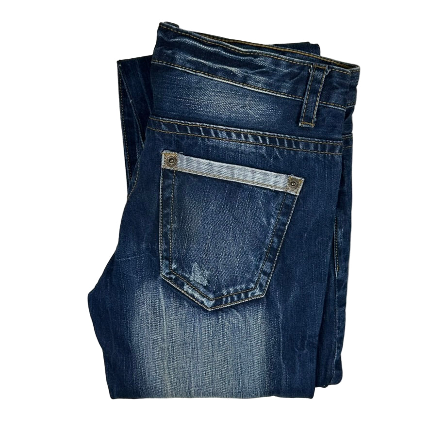 DSquared Ladies Distressed Straight Leg Jeans- Suit Size 9/10