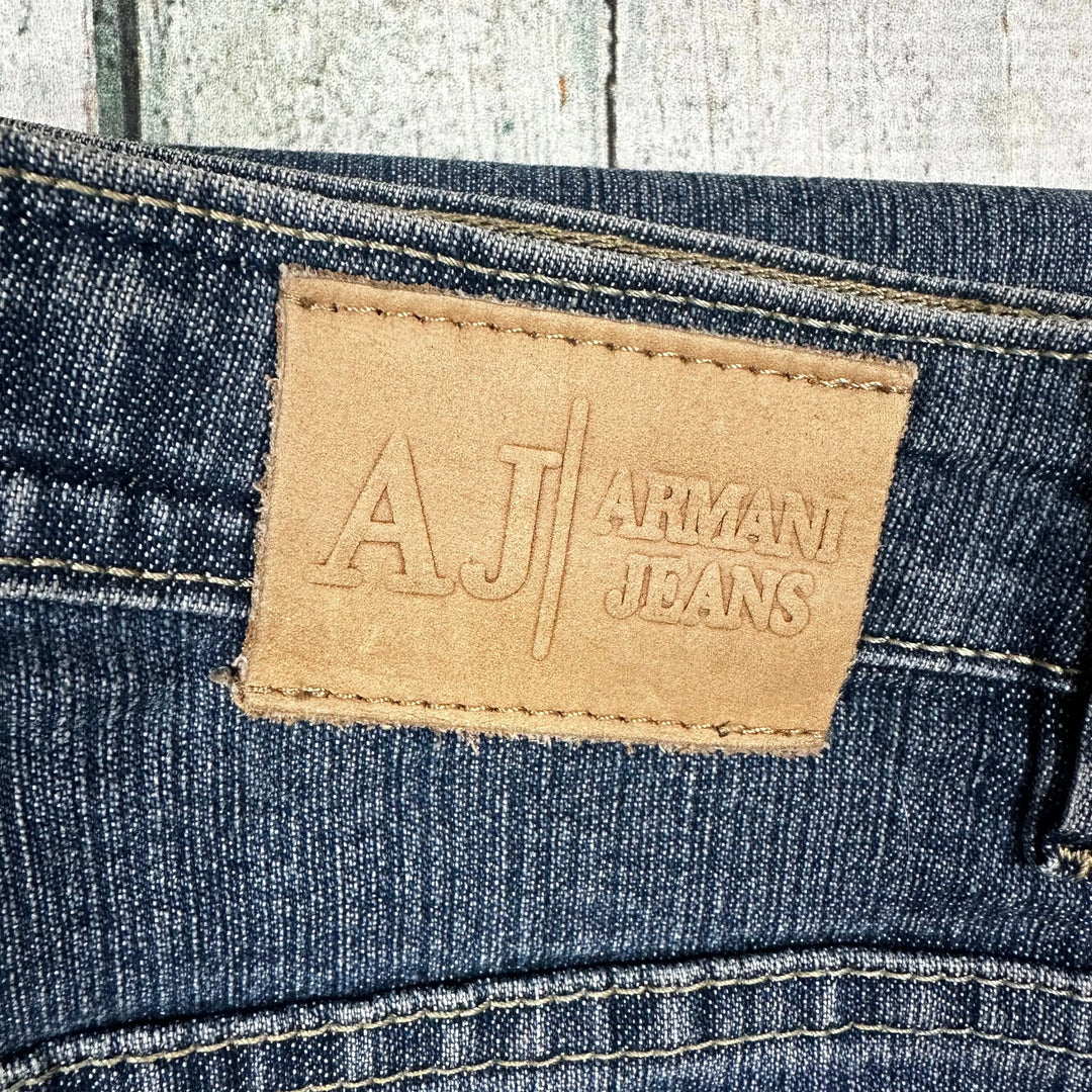 Armani Jeans Bootcut Star Print Jeans -Suit Size 28 - Jean Pool