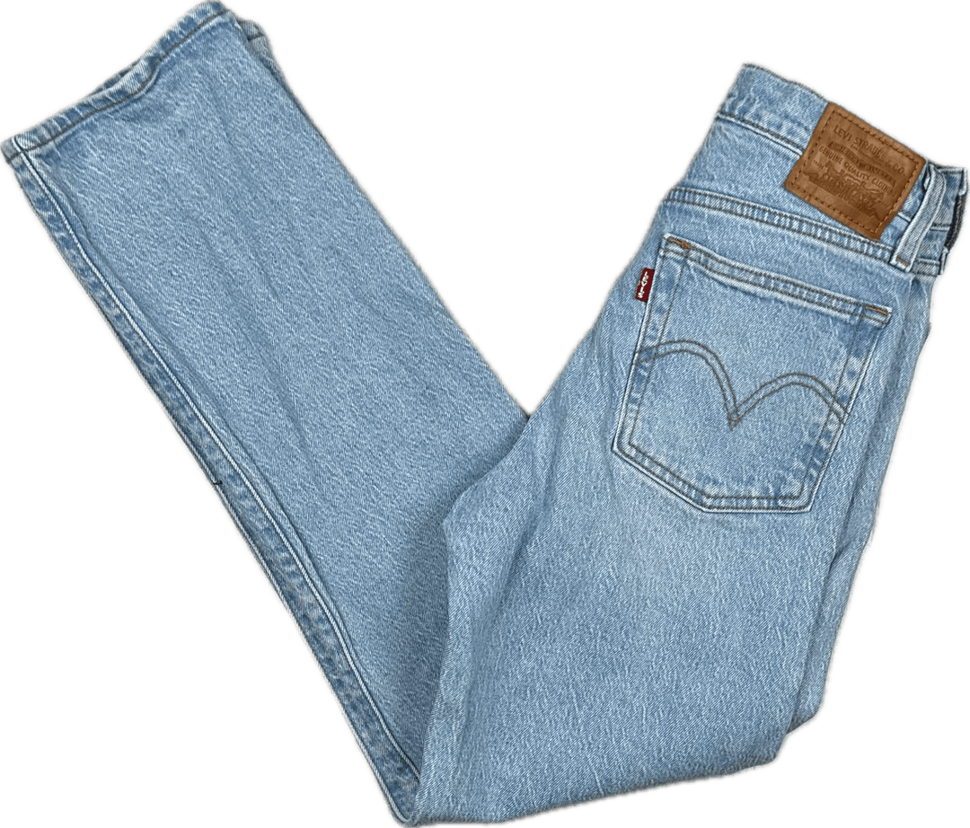 Ladies Levis ‘Wedgie Straight’ Premium Denim Jeans   - Size 24/28