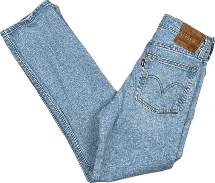 Ladies Levis ‘Wedgie Straight’ Premium Denim Jeans   - Size 24/28
