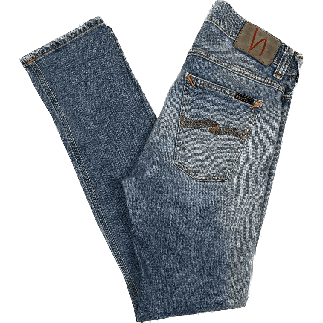 Nudie 'Tilted Tor' Authentic Contrast Wash Organic Cotton Jeans- Size 28/32 - Jean Pool