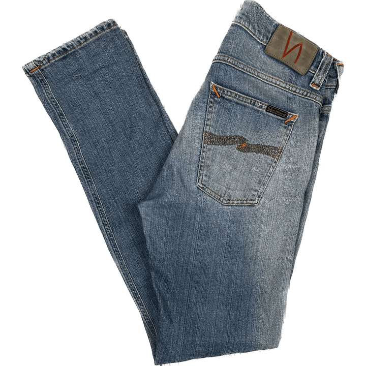 Nudie 'Tilted Tor' Authentic Contrast Wash Organic Cotton Jeans- Size 28/32 - Jean Pool
