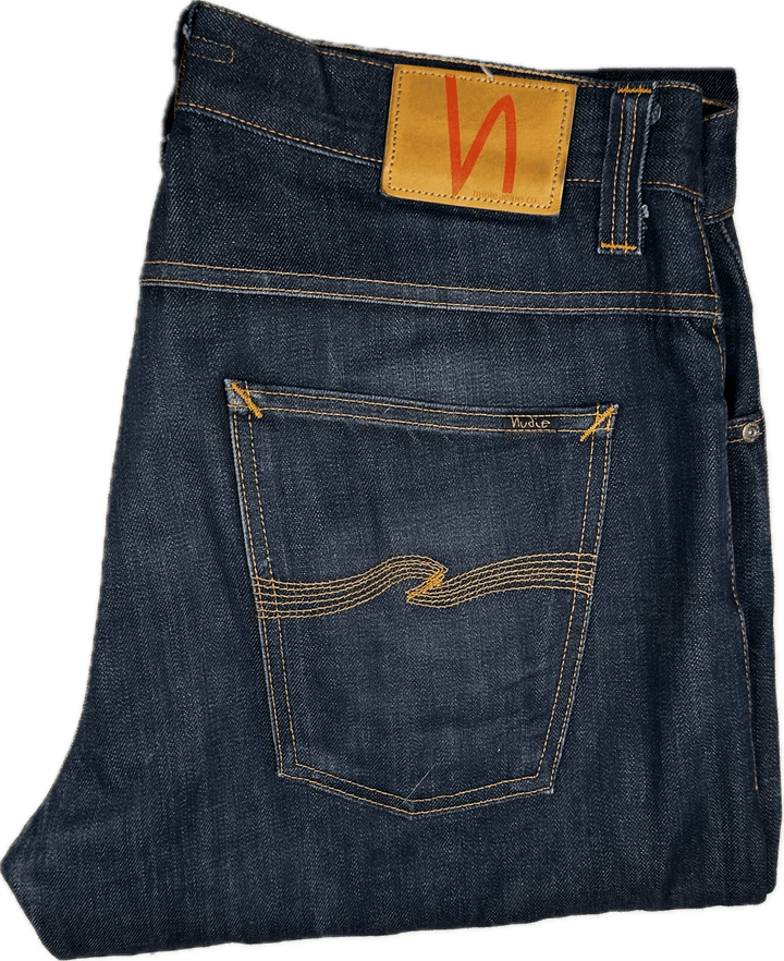 Nudie Jeans Co. 'Average Joe' Dry Selvage Jeans - Size 36/32 - Jean Pool