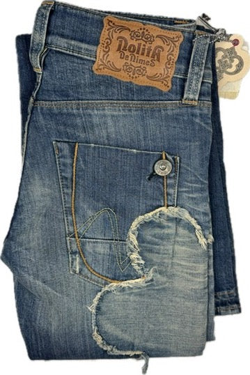 NWT Nolita - Stunning 'Hippie Flare' Low Rise Jeans  -Size 27