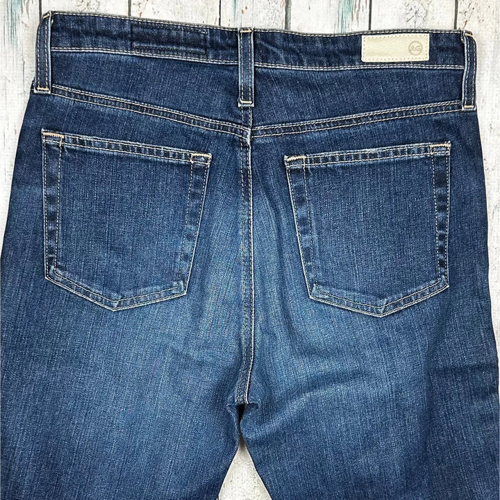 AG Adriano Goldschmied 'Isabelle' High Rise Straight Crop Jeans- Size 27R - Jean Pool