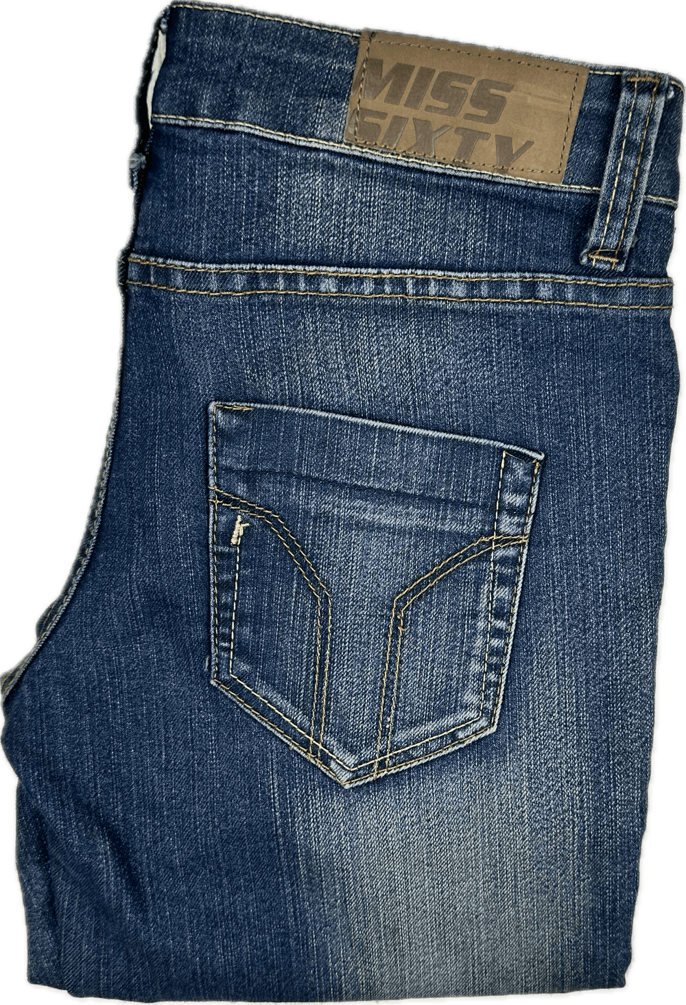 NWT - Miss Sixty 'Radio' Low Rise Slim Straight Jeans -Size 28 - Jean Pool