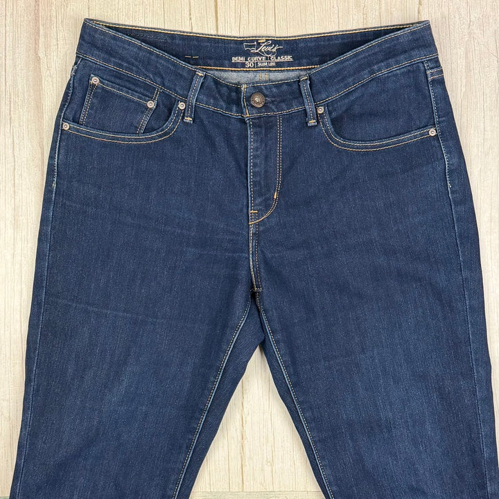 Levis Demi Curve Classic Slim Leg Ladies Jeans - Size 30