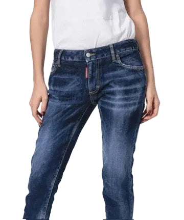 NWT - DSquared2 Ladies Skinny Cropped Jeans- Size 46 (14)