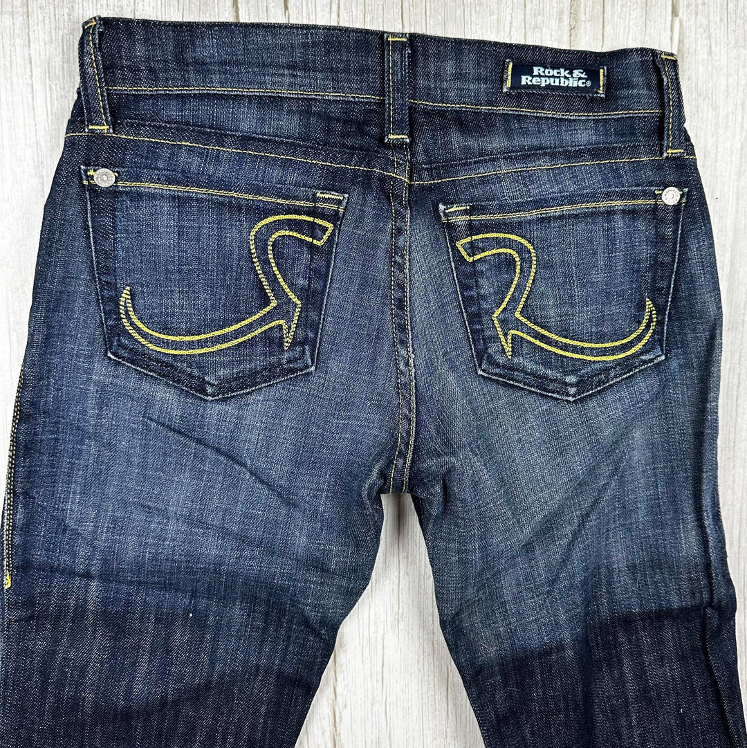 Rock & Republic Y2k 'Kiedis' Low Bootcut Jeans- Size 25