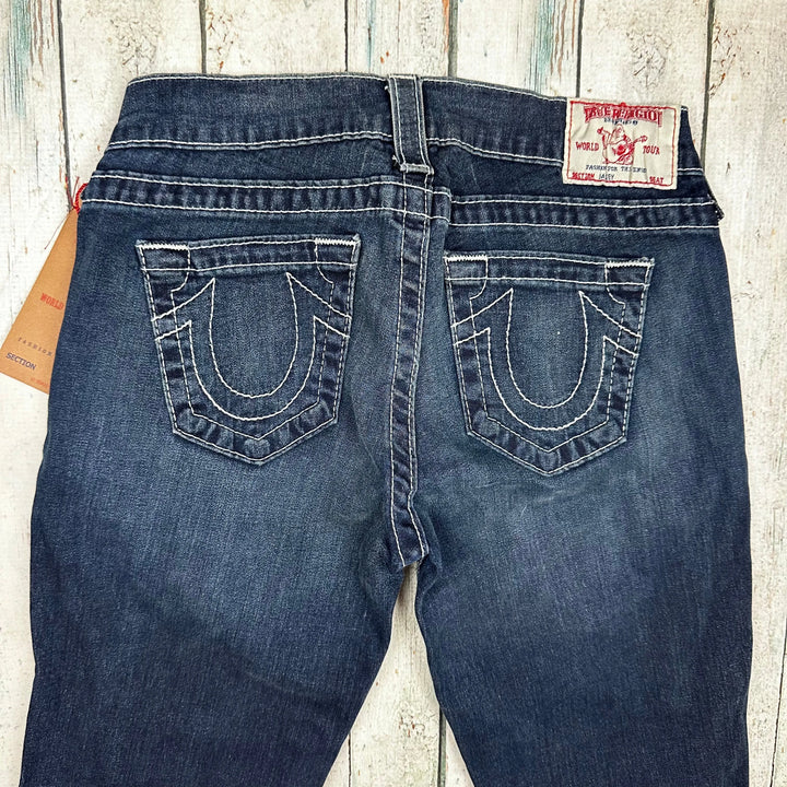 NWT - True Religion 'Casey' Skinny Buckeye Jeans- Size 26 - Jean Pool