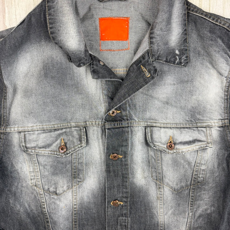 Hugo Boss Y2K Trucker Light Stonewash Jacket - Size L