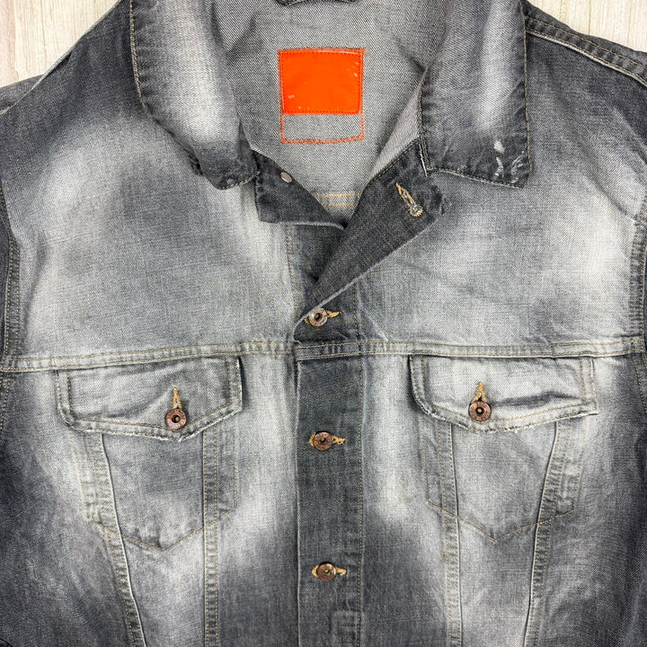 Hugo Boss Y2K Trucker Light Stonewash Jacket - Size L