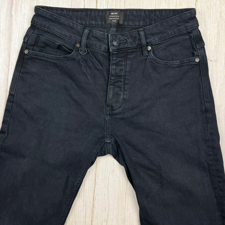NEUW 'Lou Slim' Aged Black Mens Jeans - Size 29/32