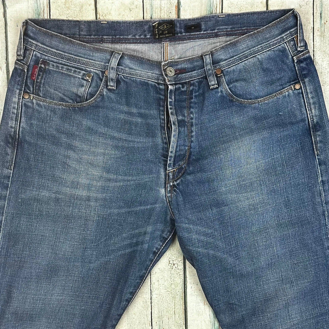 Paul Smith Jeans Straight Leg Denim Jeans - Size 36 - Jean Pool