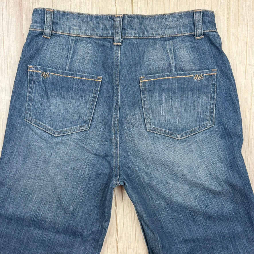 Victoria Beckham DVB Mid Rise Flare Jeans - Size 27/36