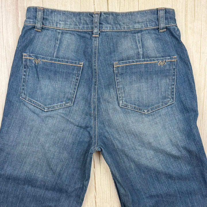 Victoria Beckham DVB Mid Rise Flare Jeans - Size 27/36