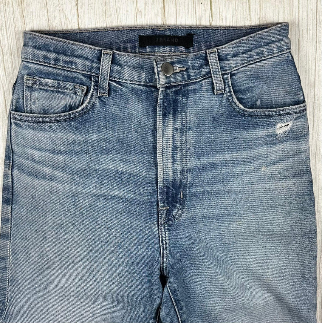 J Brand 'Runway' Chadron Destruct High Rise Straight - 26" - Jean Pool