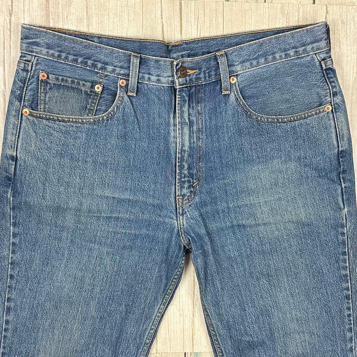 Levis 505 Y2K Mid Blue Wash Regular Fit -Size 38/33