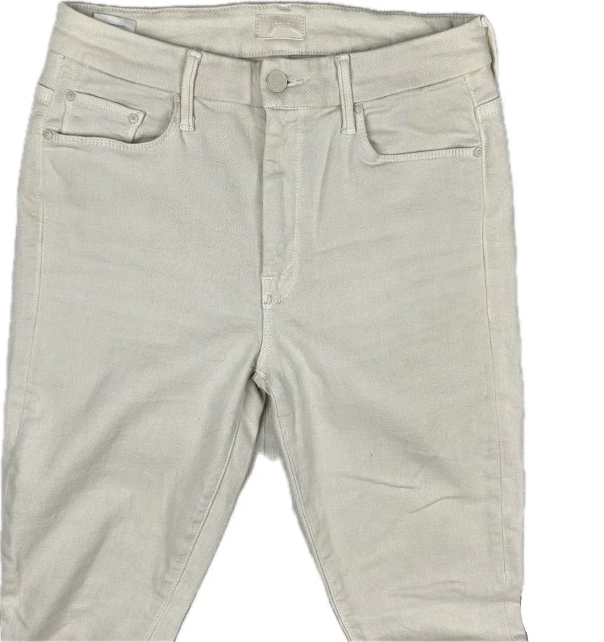 Mother 'High Waisted Looker' Second Chance Ivory Jeans - Size 28