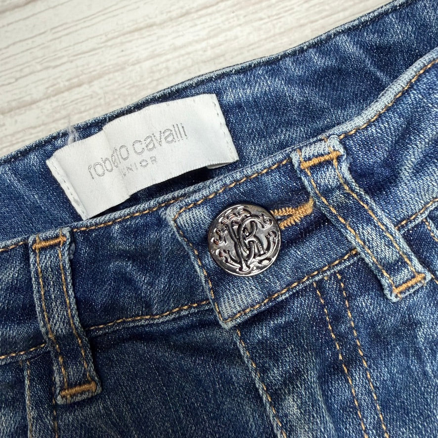 Roberto Cavalli Italy Slim Straight Denim Jeans- Size 5Y