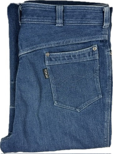 Ponjas 70/80s Vintage Rare Australian Made Ladies Wide Leg Jeans- Suit Size 14