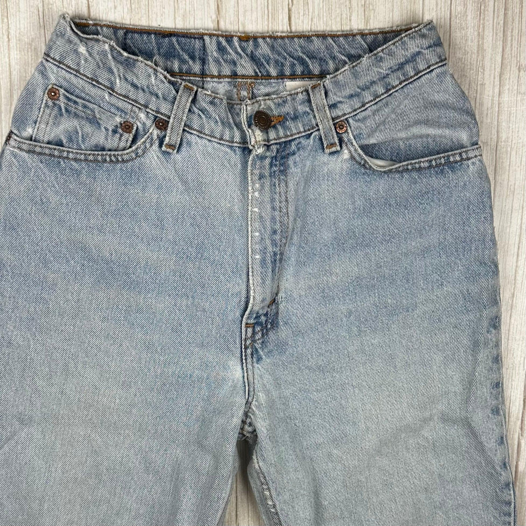 Levis Vintage Look 140th Anniversary Ladies Split Hem Denim Jeans -Suit Size 7/8