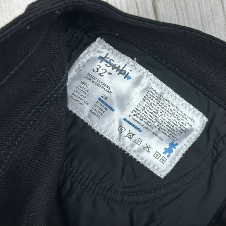 Ksubi Mens 'Van Winkle' Black Slice Skinny Jeans - Size 32