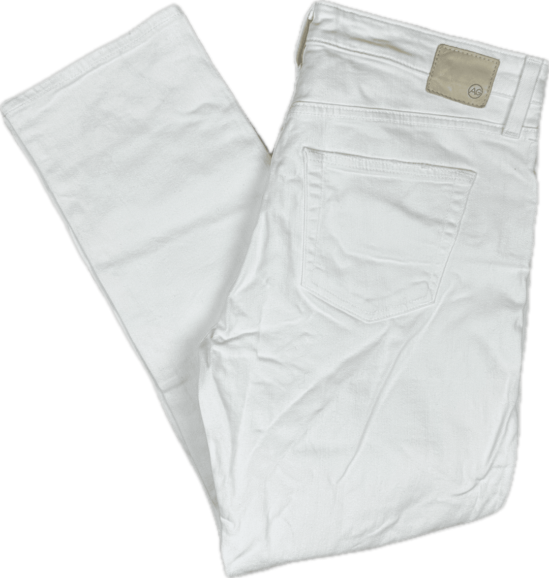 AG Adriano Goldschmied 'Ex-Boyfriend Slim' White Jeans - Size 29R - Jean Pool