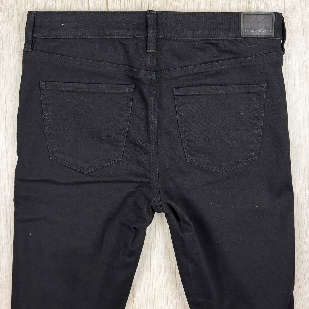 American Eagle Next Level Stretch 'Jegging' Black Jeans- Size 14