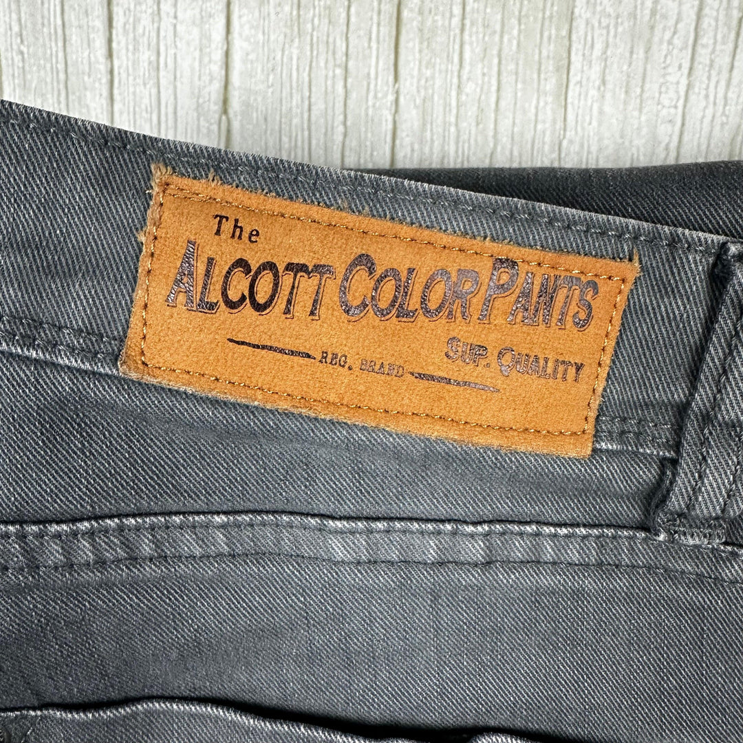 Alcott  Grey Mens  'Johnny' Skinny Jeans - Size 32"