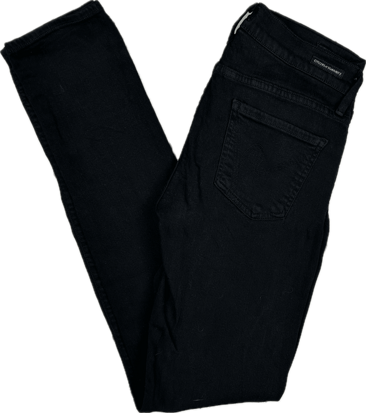 Citizens of Humanity 'Avedon' Low Waist Black Jeans - Size 28 - Jean Pool