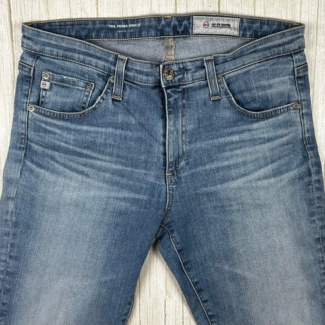 AG 'the Prima Ankle' Mid Rise Cigarette Ankle Jeans- Size 30S - Jean Pool