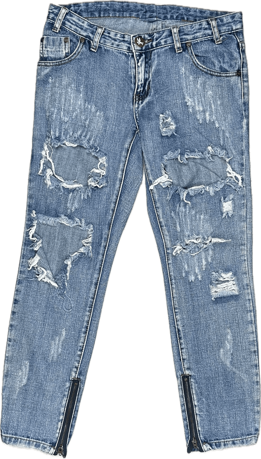 One Teaspoon "Trashed Free Birds" Low Waist Jeans  - Size 27"