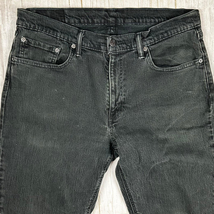Levis Mens Black Classic Fit Jeans - Size 34/32