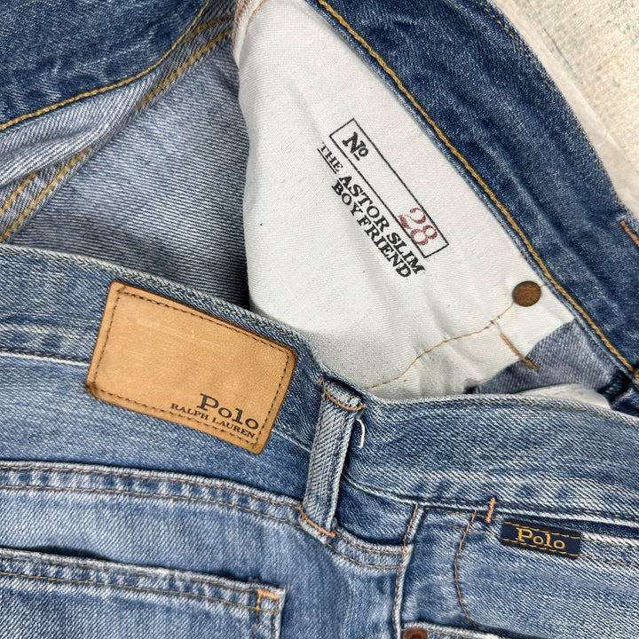 Ralph Lauren 'The Astor' Slim Busted Boyfriend Jeans - Size 28