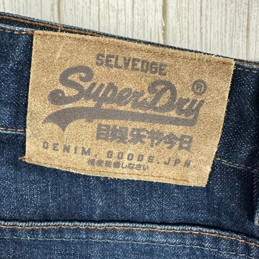Super Dry Mens Selvedge.Straight Fit Jeans -Size 32/32