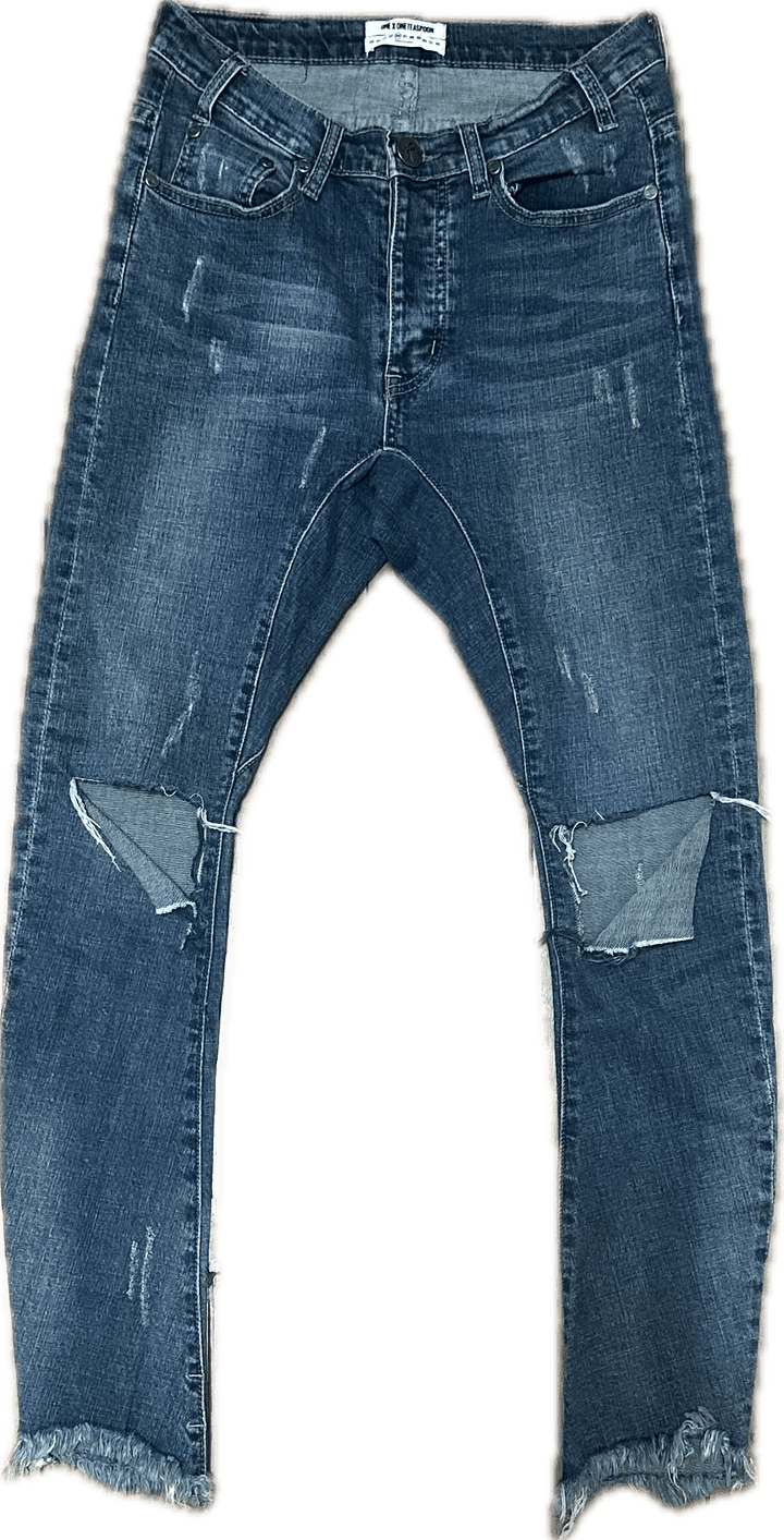 One Teaspoon Ladies Denim 'Kidds' Bow Leg Jeans - Size 26 or 8AU