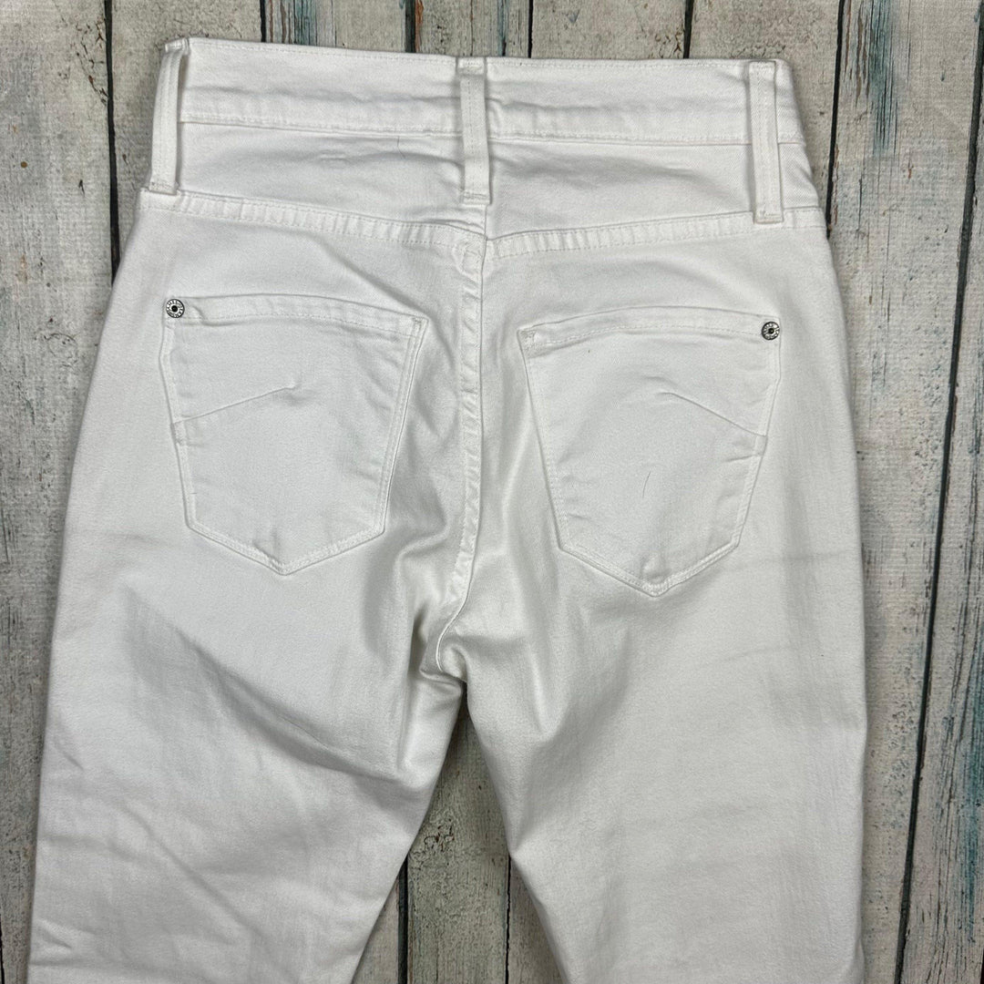 James Jeans White 'High Class Edition' Stretch Denim Jeans -Size 25 - Jean Pool