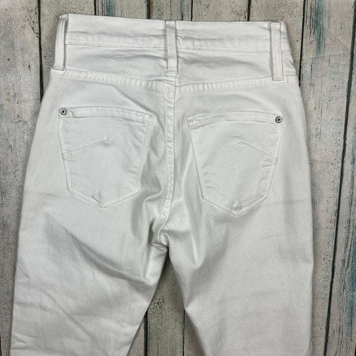 James Jeans White 'High Class Edition' Stretch Denim Jeans -Size 25 - Jean Pool