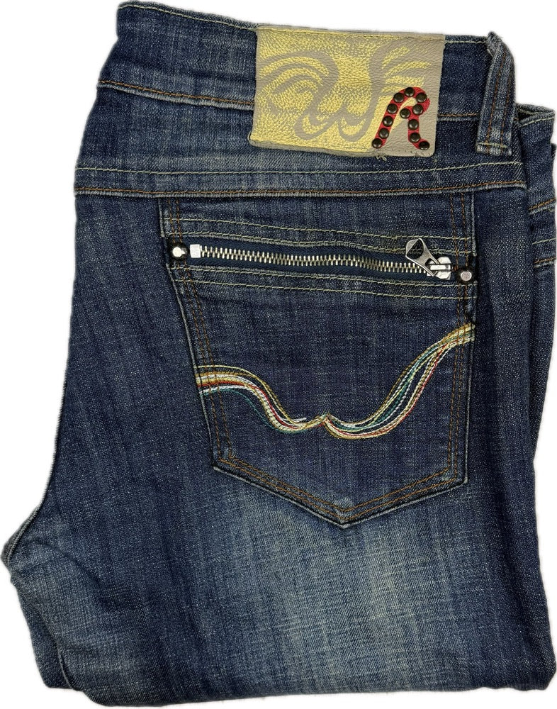 Replay Womens Y2K Low Rise Bootcut Jeans - Suit Size 29-30