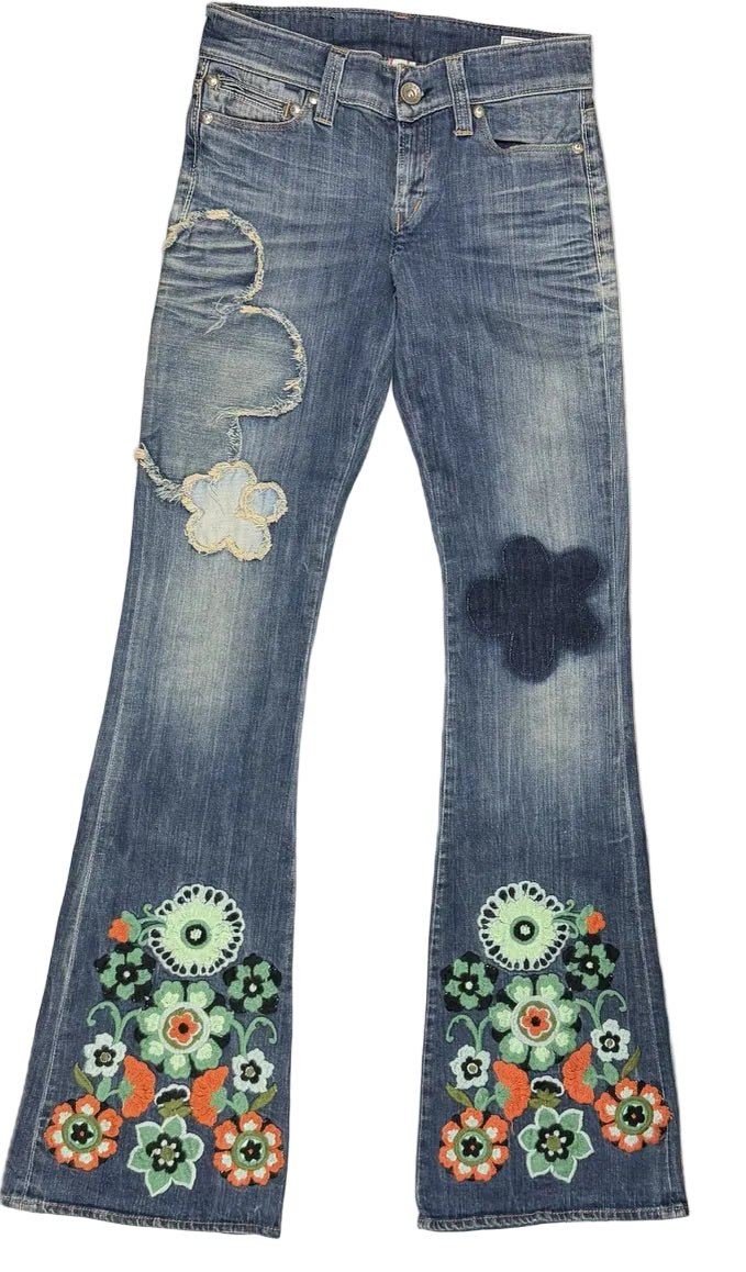 NWT Nolita - Stunning 'Hippie Flare' Low Rise Jeans  -Size 27