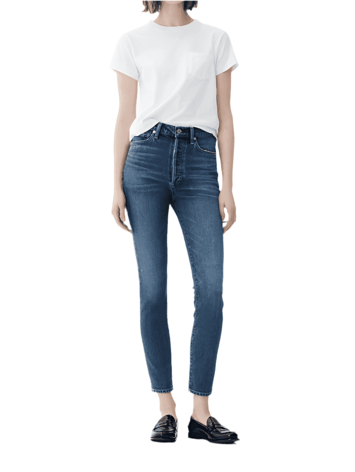 Citizens of Humanity High Rise 'Olivia Crop' Straight Jeans - Size 31