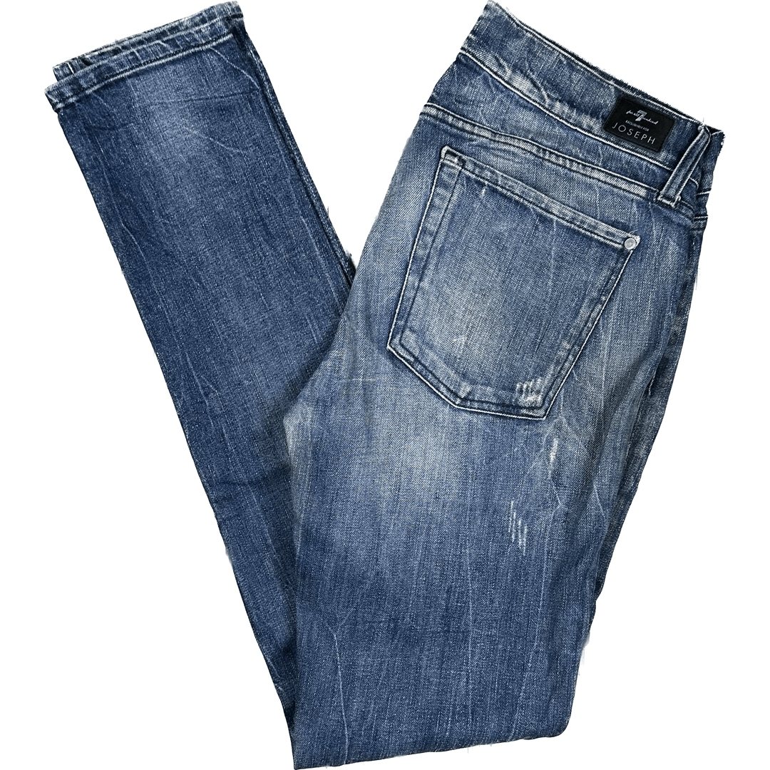 7 for all Mankind 'Joseph' Distressed Jeans - Size 32 - Jean Pool
