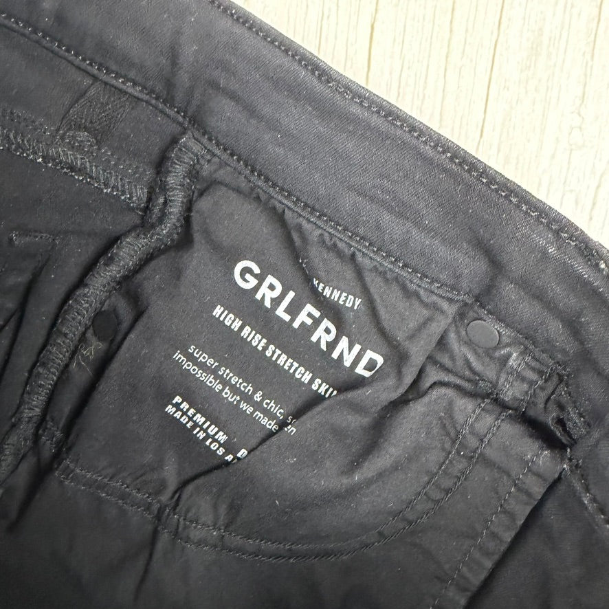 GRLFRND Ladies 'The Kennedy' Black High Rise Skinny Jeans -Size 27