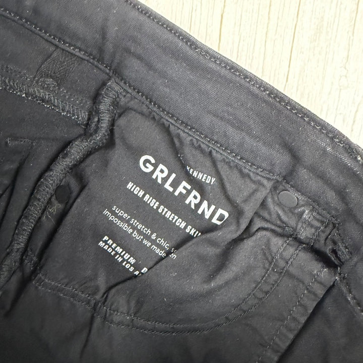 GRLFRND Ladies 'The Kennedy' Black High Rise Skinny Jeans -Size 27